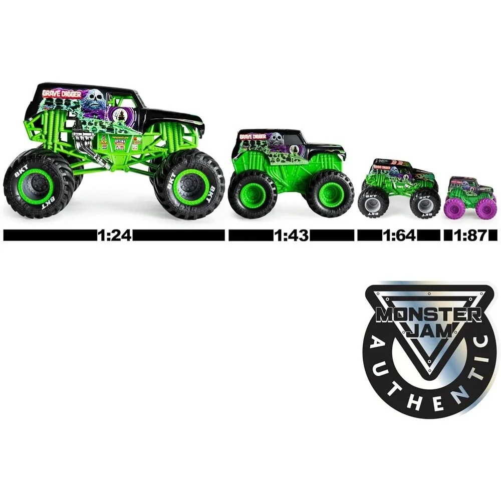 Monster Jam Official Max D Monster Truck, Die-Cast Vehicle 1:87 Scale Model